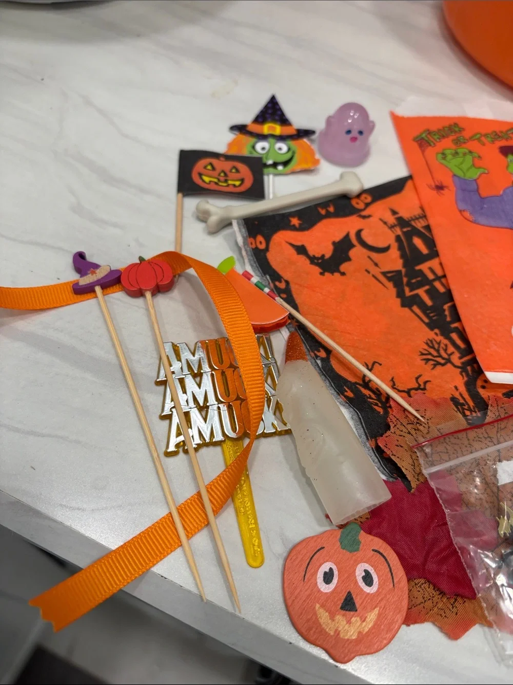 McDonald’s Vintage Halloween Pumpkin Bucket Craft Kit